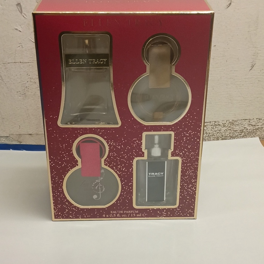 Ellen Tracy Fragrance Gift Set - Red and Gold
